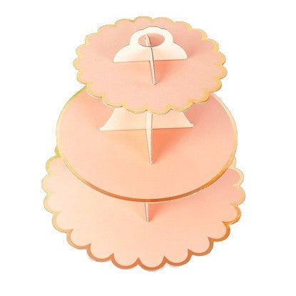Disposable Paper Plate pastel Ice Cream Pastel Rainbow for Birthday Party