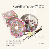 [SG Instock] Scented Candle Natural Soy Wax Dried Flower Handmade Aromatherapy Tin Can Candle Gift