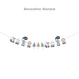 Personalised Animai Train Party Decoration Personalized Birthday Banner Cake Topper Cupcake Topper Customise