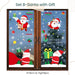 DIY Cute Christmas Decorative Window Electrostatic Stickers Waterproof for Chrismans Living Room Party Decoration