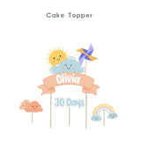 Happy 30 days Happy Full Month Happy 100 Days Banner Birthday Banner