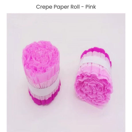 Ruffled Crepe Paper Roll For Party Streamers Party Backdrop