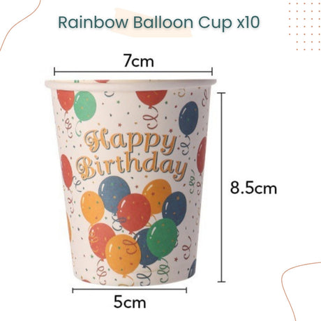 Everything Colorful Rainbow Colorful Theme Birthday Party Decoration