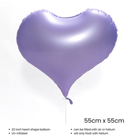 22 inch Heart Shape Foil Balloon