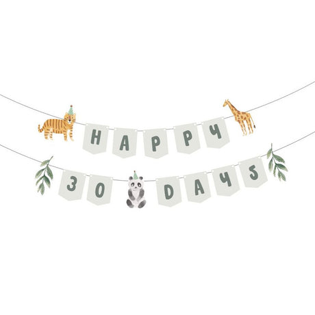 Happy 30 days Happy Full Month Happy 100 Days Banner Birthday Banner