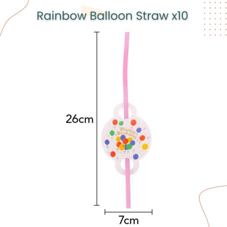 Everything Colorful Rainbow Colorful Theme Birthday Party Decoration
