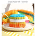 Ruffled Crepe Paper Roll For Party Streamers Party Backdrop