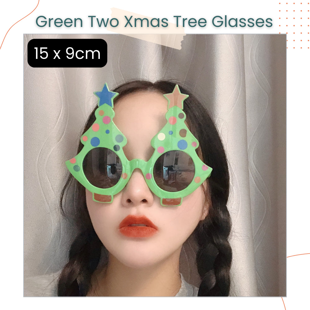 Christmas Party Decorative Glasses for Christmas Accessories