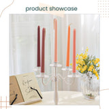 Gold European Style 3pcs set Metal Candlestick Scented Candle for Wedding Birthday Party Living Decoration