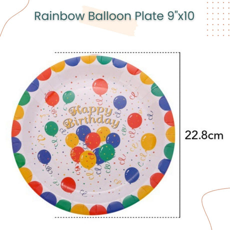 Everything Colorful Rainbow Colorful Theme Birthday Party Decoration