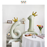 Cream 40 inch standing number balloon with base foil balloon for birthday party decoration