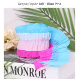 Ruffled Crepe Paper Roll For Party Streamers Party Backdrop