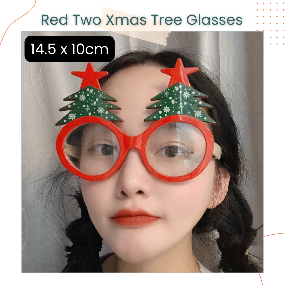 Christmas Party Decorative Glasses for Christmas Accessories