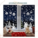 DIY Cute Christmas Decorative Window Electrostatic Stickers Waterproof for Chrismans Living Room Party Decoration