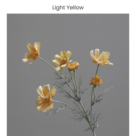 Gesang Flower Bionic Cosmos Artificial Flower Flora Pastoral Flower Ornament Vintage Fake Flower Ornaments