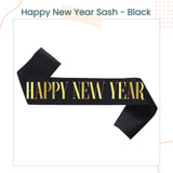 Happy New Year Metal Tiara Sash for New Year Celebration