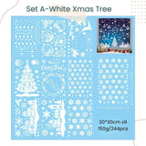 DIY Cute Christmas Decorative Window Electrostatic Stickers Waterproof for Chrismans Living Room Party Decoration