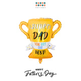 Happy father's day foil balloon for party decoration