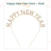 Happy New Year Metal Tiara Sash for New Year Celebration
