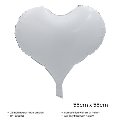 22 inch Heart Shape Foil Balloon