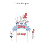 Happy 30 days Happy Full Month Happy 100 Days Banner Birthday Banner