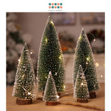 Mini Christmas Tree Cedar Desktop Small Christmas Tree Gifts Window Display Office Home Decoration
