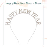 Happy New Year Metal Tiara Sash for New Year Celebration