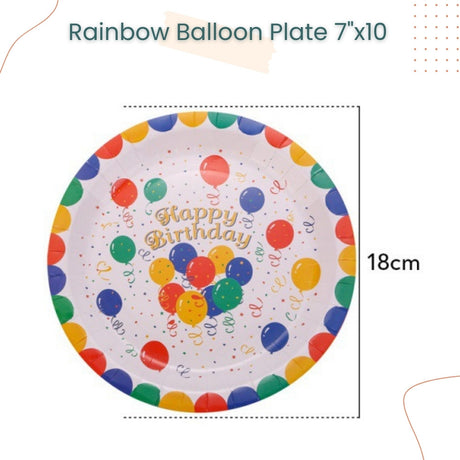 Everything Colorful Rainbow Colorful Theme Birthday Party Decoration