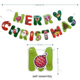 Happy Halloween Banner Merry Christmas Banner for Party Celebration and Decoration