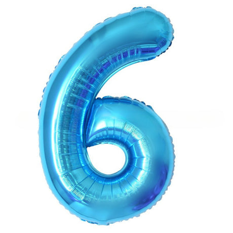 40 inch Blue Number Balloon Birthday Balloon for Party Decoration