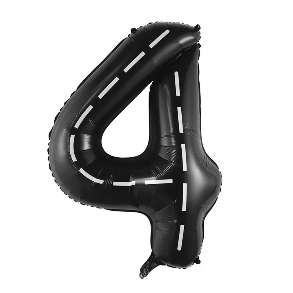 40 inch Racing Themed number balloon
