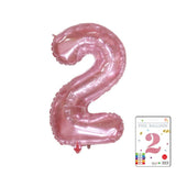 All 40inch Crystal Jelly Number Balloons Party Decorations for Birthday