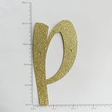 Happy Birthday Banner Custom Cursive Glitter Gold Script Font Banner