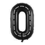 40 inch Racing Themed number balloon