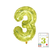 All 40inch Crystal Jelly Number Balloons Party Decorations for Birthday