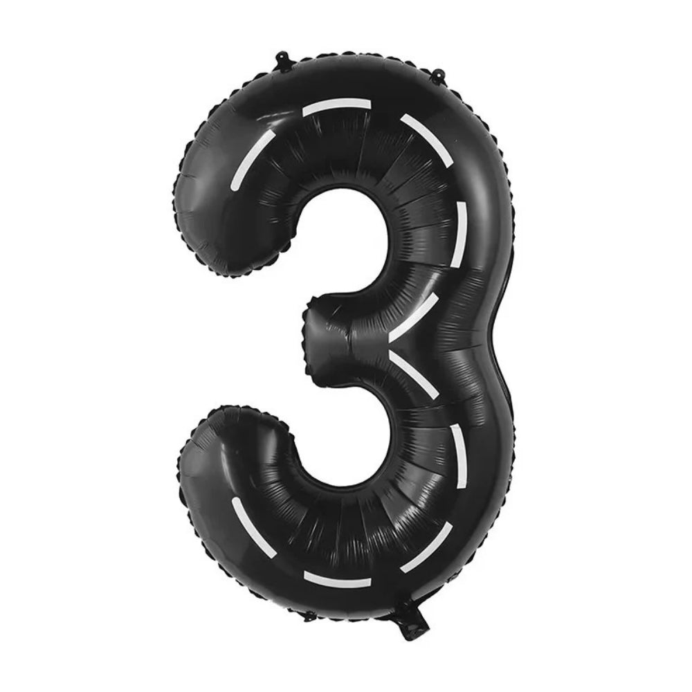 Racing Theme 40 inch number balloon for birtday party decoration