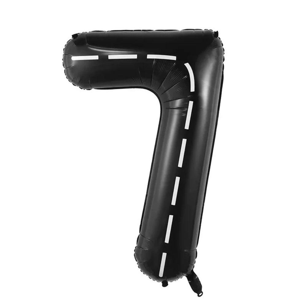 40 inch Racing Themed number balloon