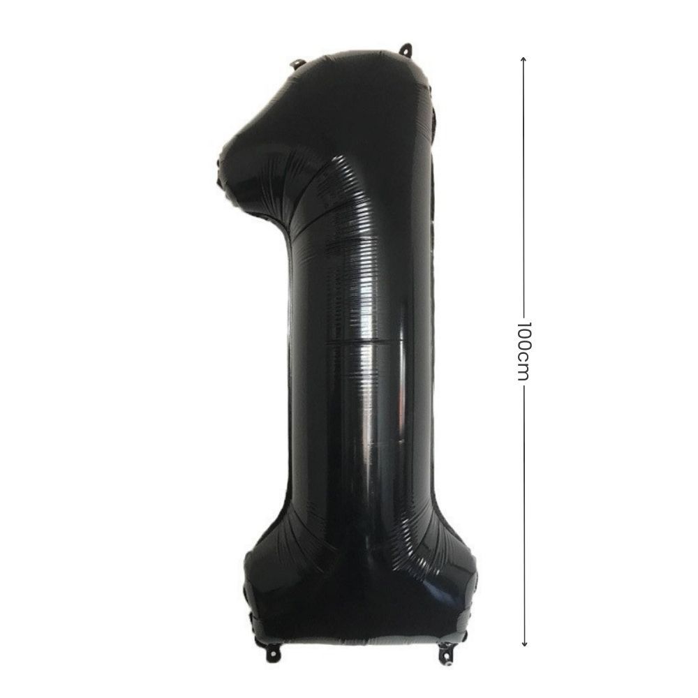 40 inch Black Number Balloon Birthday Balloon for Party Decoration