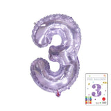 All 40inch Crystal Jelly Number Balloons Party Decorations for Birthday