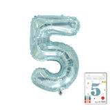 All 40inch Crystal Jelly Number Balloons Party Decorations for Birthday