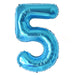 40 inch Blue Number Balloon Birthday Balloon for Party Decoration