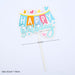 Cute Design Happy Birthday Cake Topper for Birthday Cake Decoration