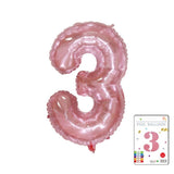 All 40inch Crystal Jelly Number Balloons Party Decorations for Birthday