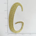 Custom Cursive Glitter Gold Script Font Banner