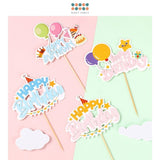 Cute Design Happy Birthday Cake Topper for Birthday Cake Decoration