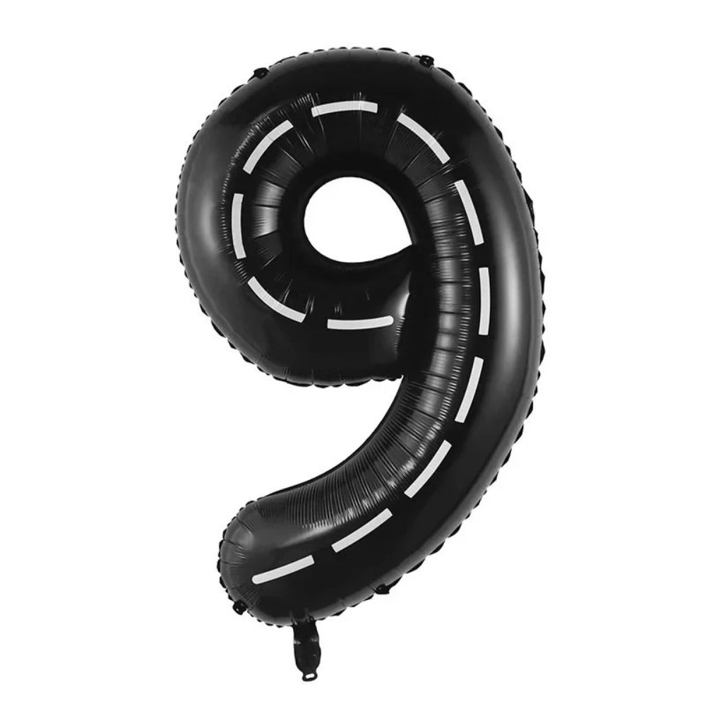 Racing Theme 40 inch number balloon for birtday party decoration