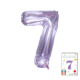 All 40inch Crystal Jelly Number Balloons Party Decorations for Birthday