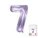 All 40inch Crystal Jelly Number Balloons Party Decorations for Birthday