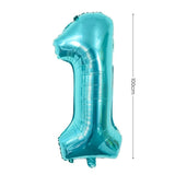 40 inch Emerald Green Number Balloon Birthday Balloon for Party Decoration
