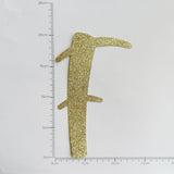 Happy Birthday Banner Custom Cursive Glitter Gold Script Font Banner